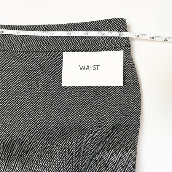 Talbots Italian Luxe Knit Herringbone Straight Leg Pants 12P 12 petite career - Picture 9 of 12